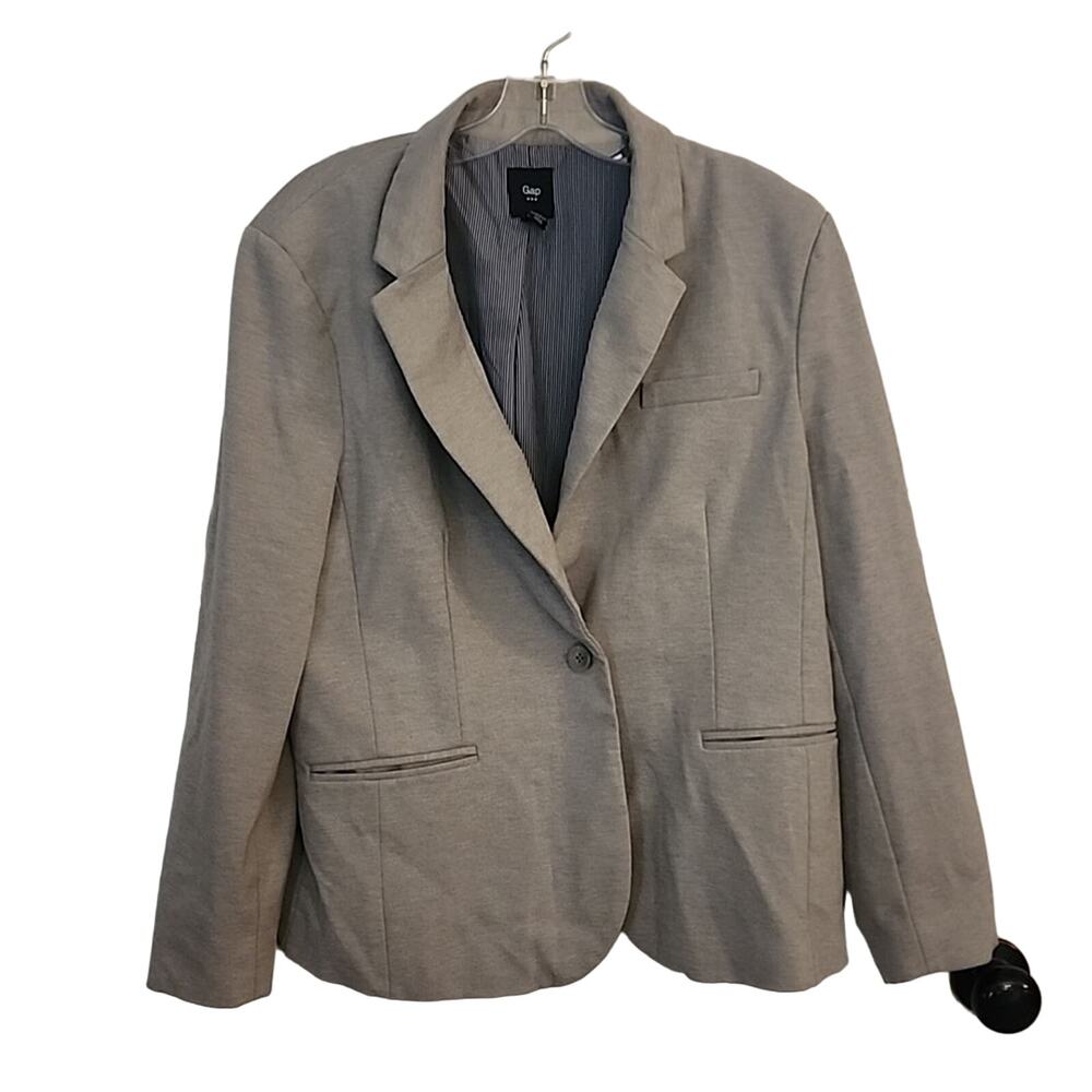 GAP Factory Gray Fully Lined Black/Jacket, Size 16